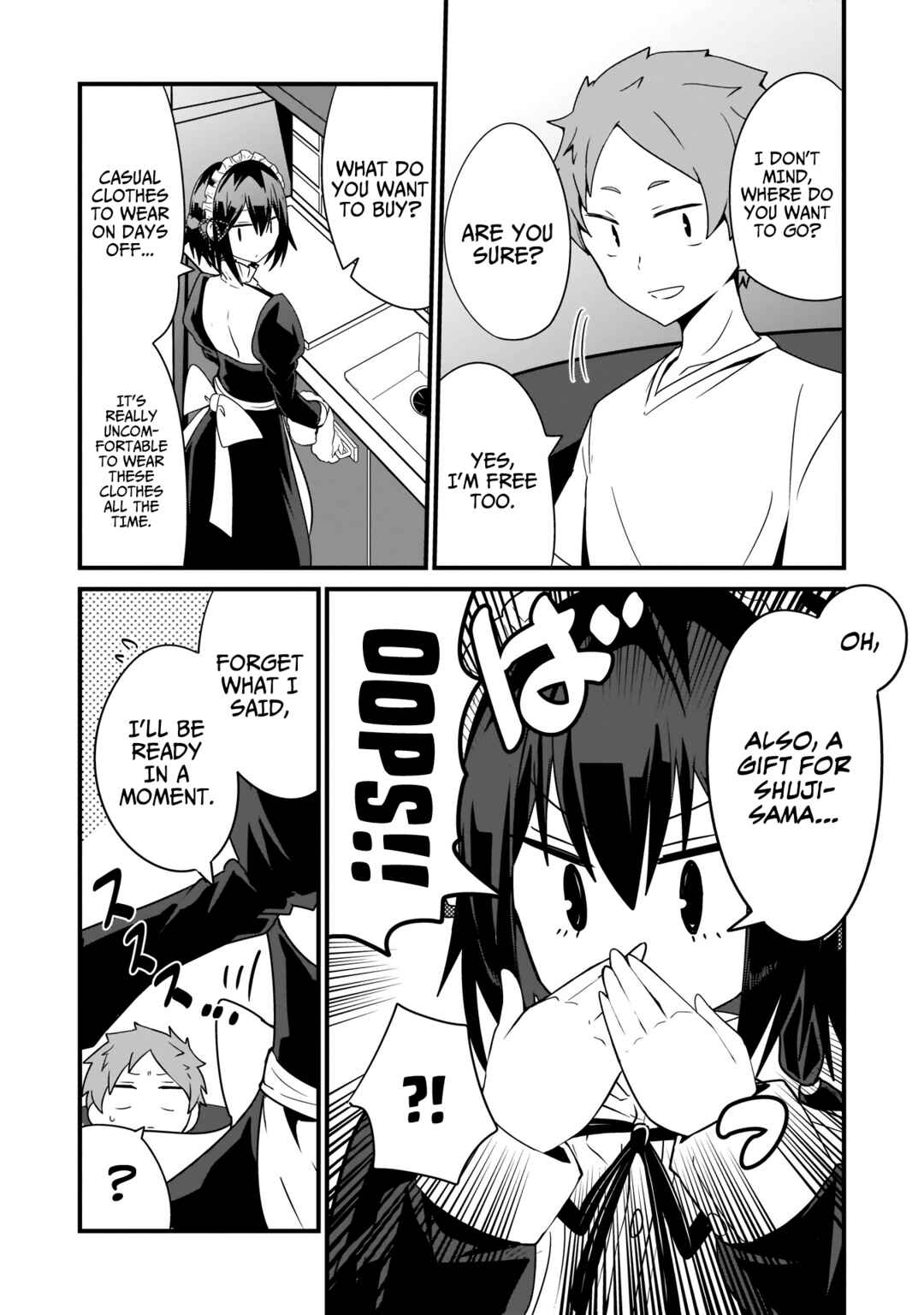 Page 3 Chapter 11 Kokoro no Koe ga Moreyasui Maid-san (Serialization)