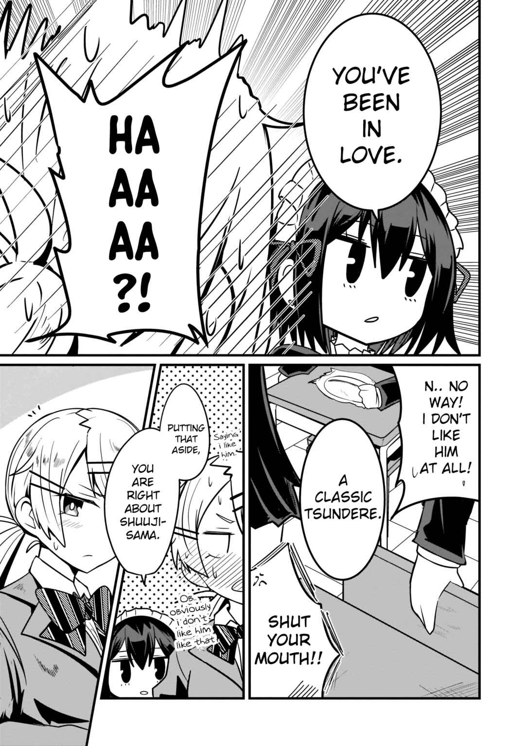 Page 13 Chapter 4 Kokoro no Koe ga Moreyasui Maid-san (Serialization)