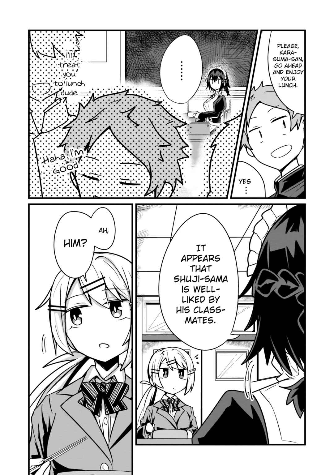 Page 9 Chapter 4 Kokoro no Koe ga Moreyasui Maid-san (Serialization)