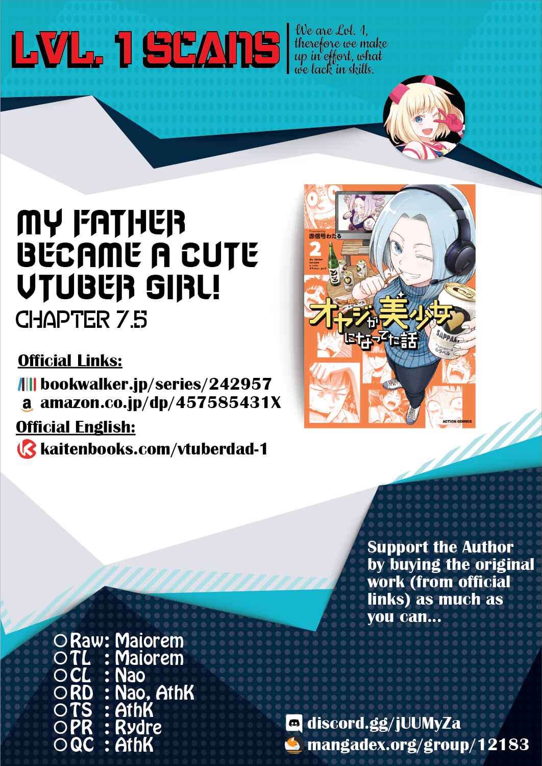 Page 6 Chapter 7.5 My Dads the Queen of All VTubers?!