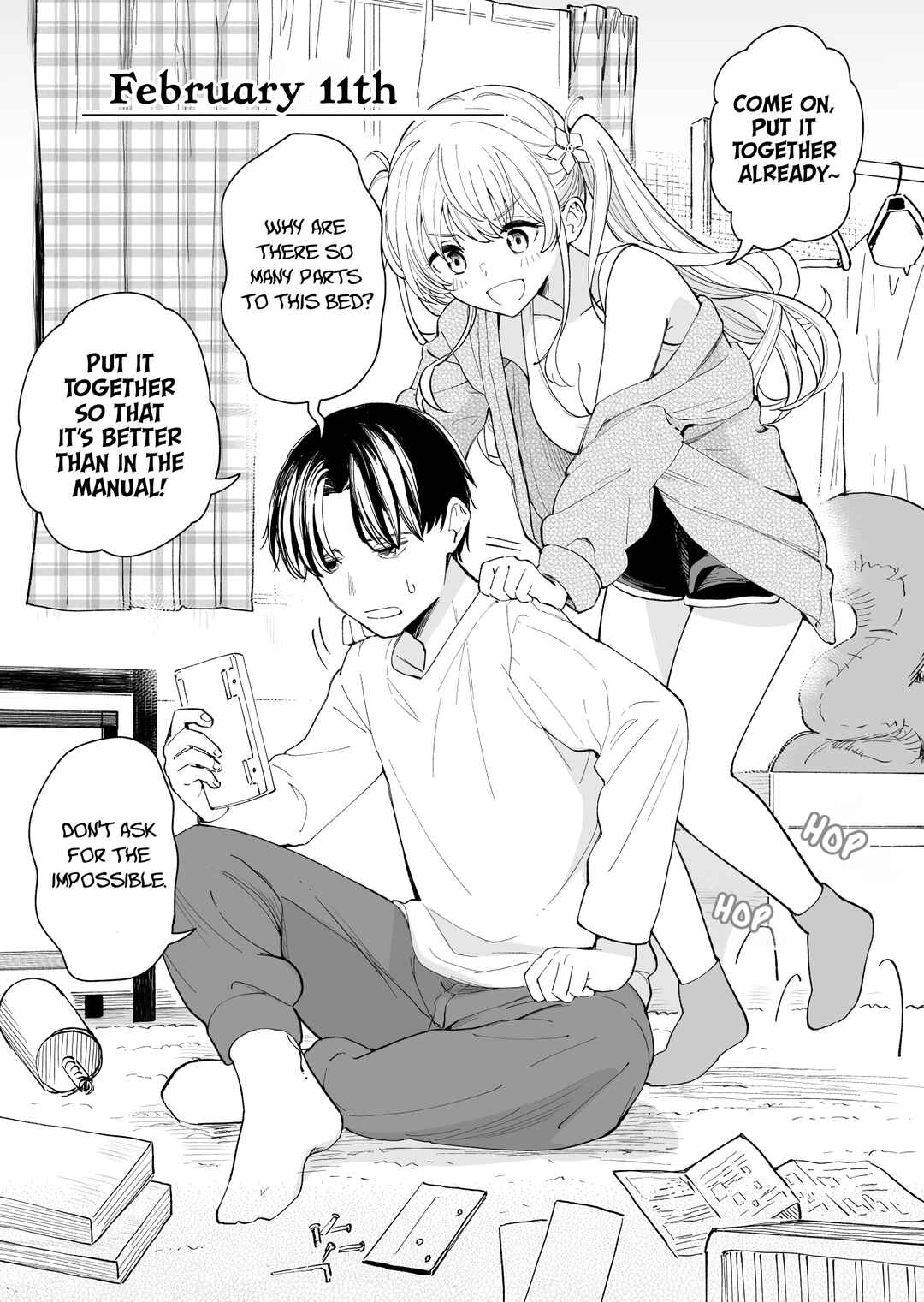 Page 1 Chapter 11 Sasete Kureru 3 no Gimai