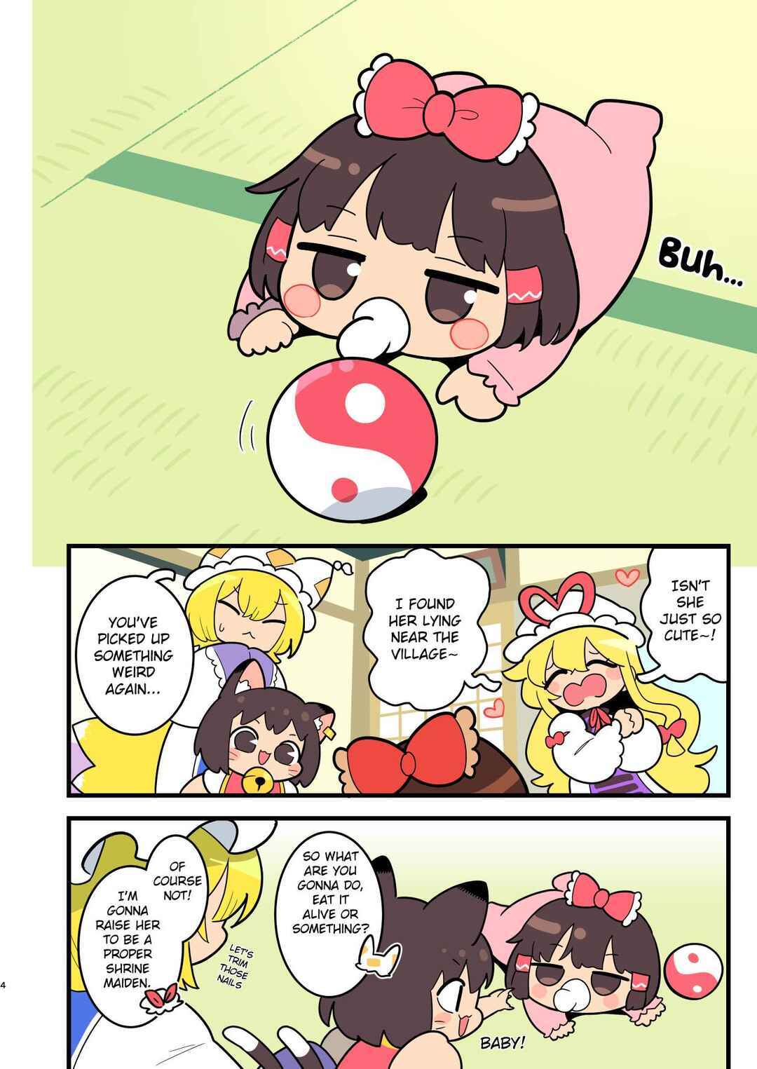 Page 3 Chapter Unknown_a704 Touhou - Babu Reimu (Doujinshi)