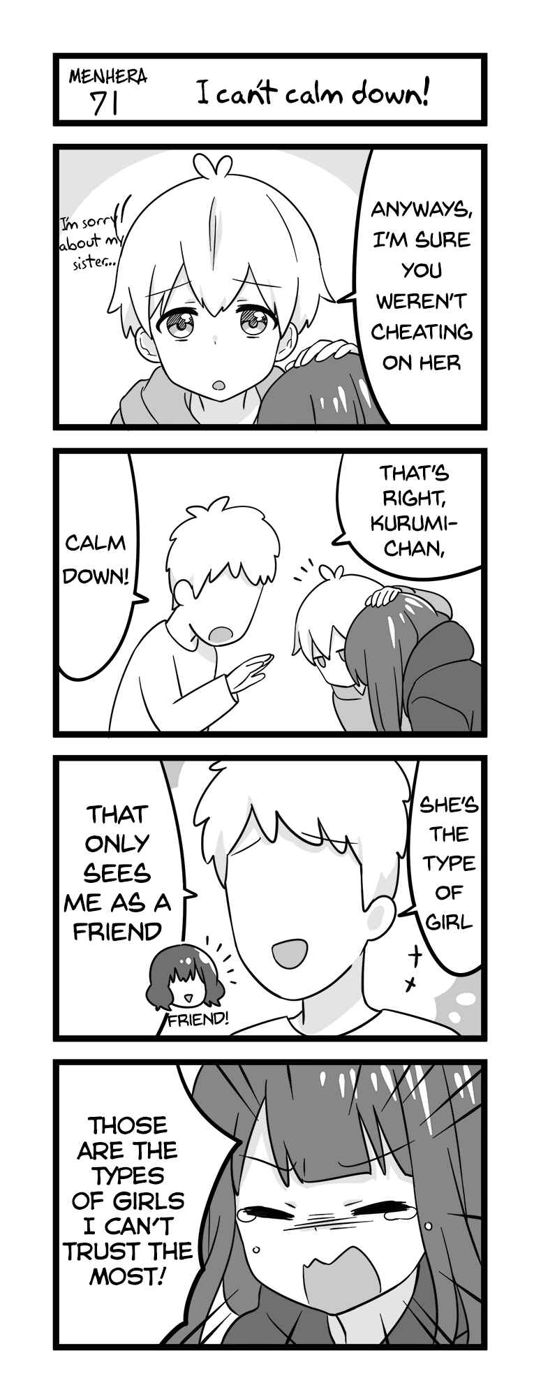 Page 1 Chapter 71 Menhera Shoujo Kurumi-chan
