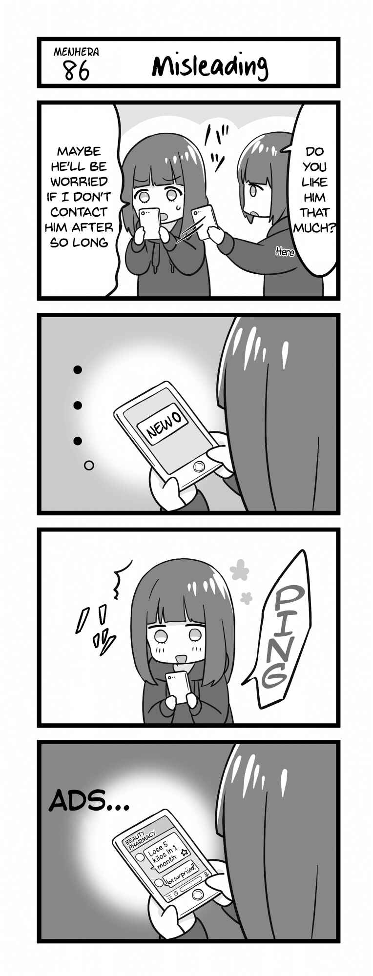 Page 1 Chapter 86 Menhera Shoujo Kurumi-chan