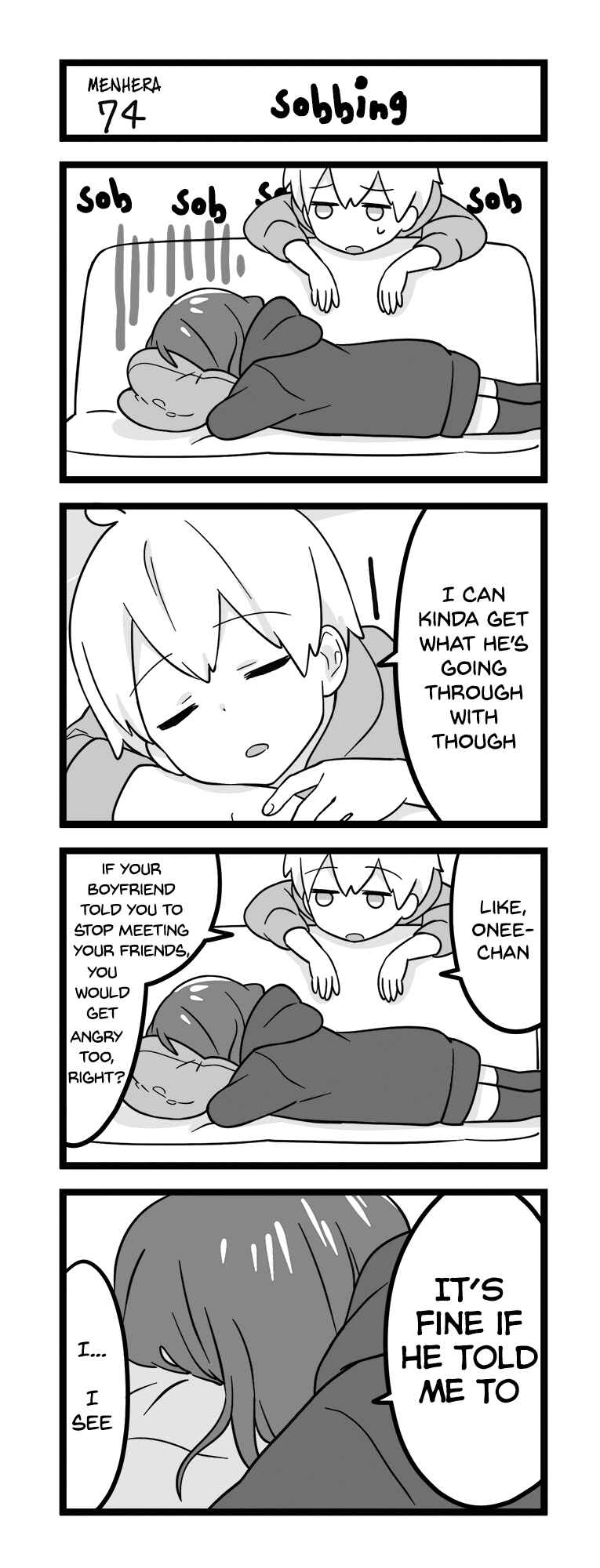 Page 1 Chapter 74 Menhera Shoujo Kurumi-chan
