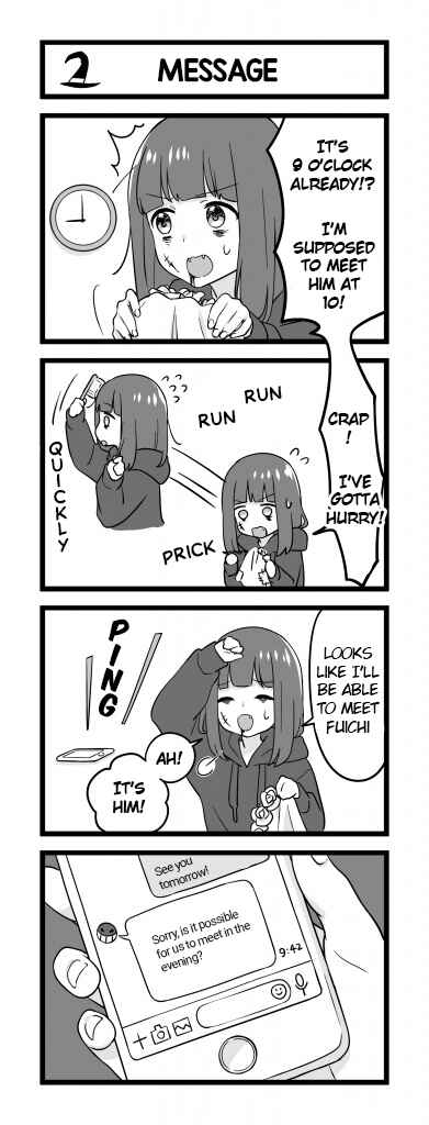 Page 1 Chapter 135 Menhera Shoujo Kurumi-chan