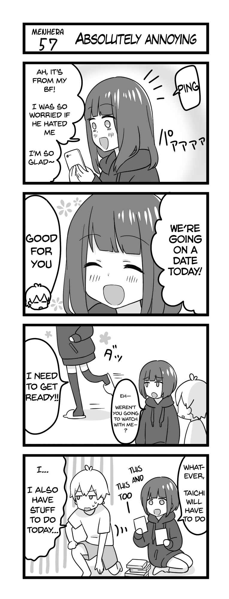 Page 1 Chapter 57 Menhera Shoujo Kurumi-chan