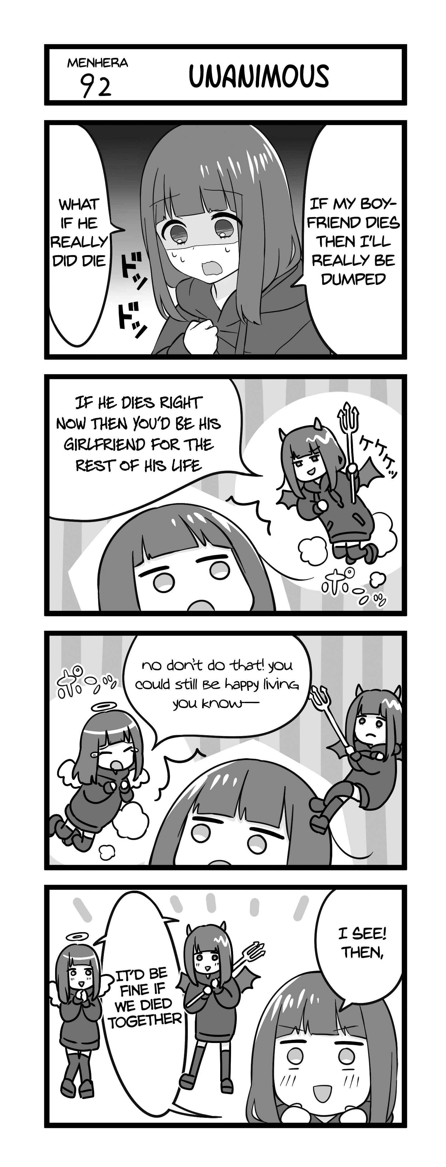 Page 1 Chapter 92 Menhera Shoujo Kurumi-chan