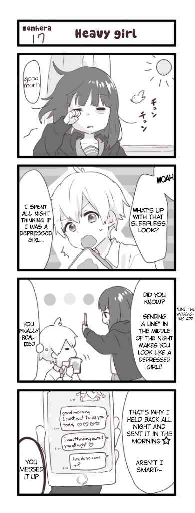 Page 1 Chapter 17 Menhera Shoujo Kurumi-chan