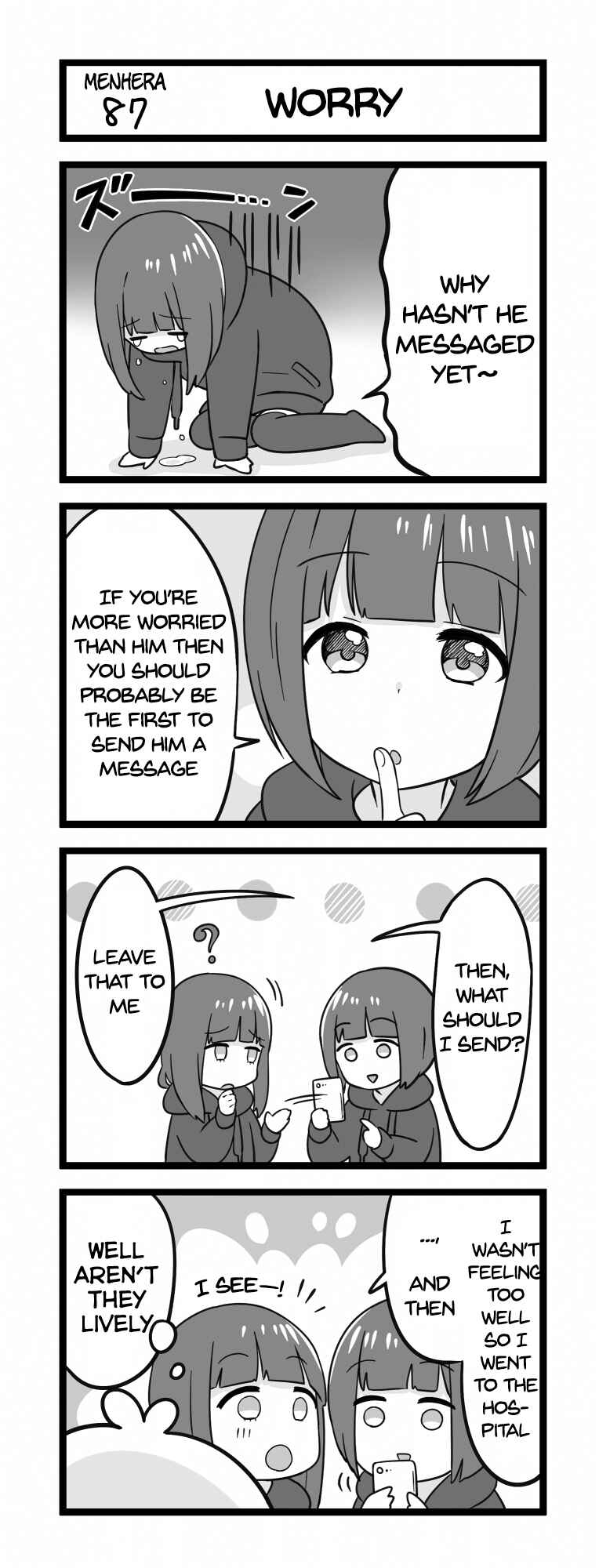 Page 1 Chapter 87 Menhera Shoujo Kurumi-chan