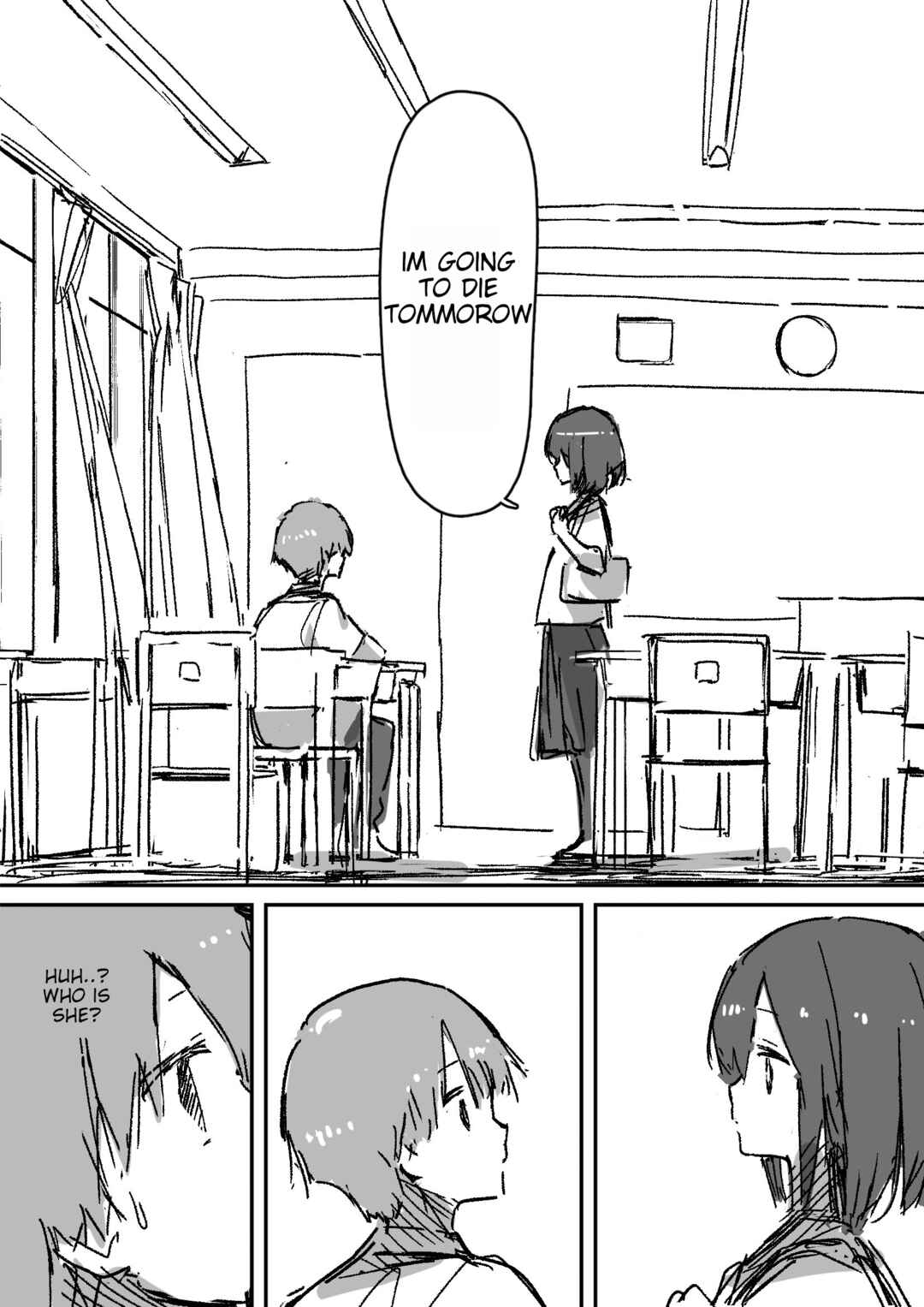 Page 1 Chapter Unknown_a2f2 Ashita Shinu Shoujo no Saigo no Houkago
