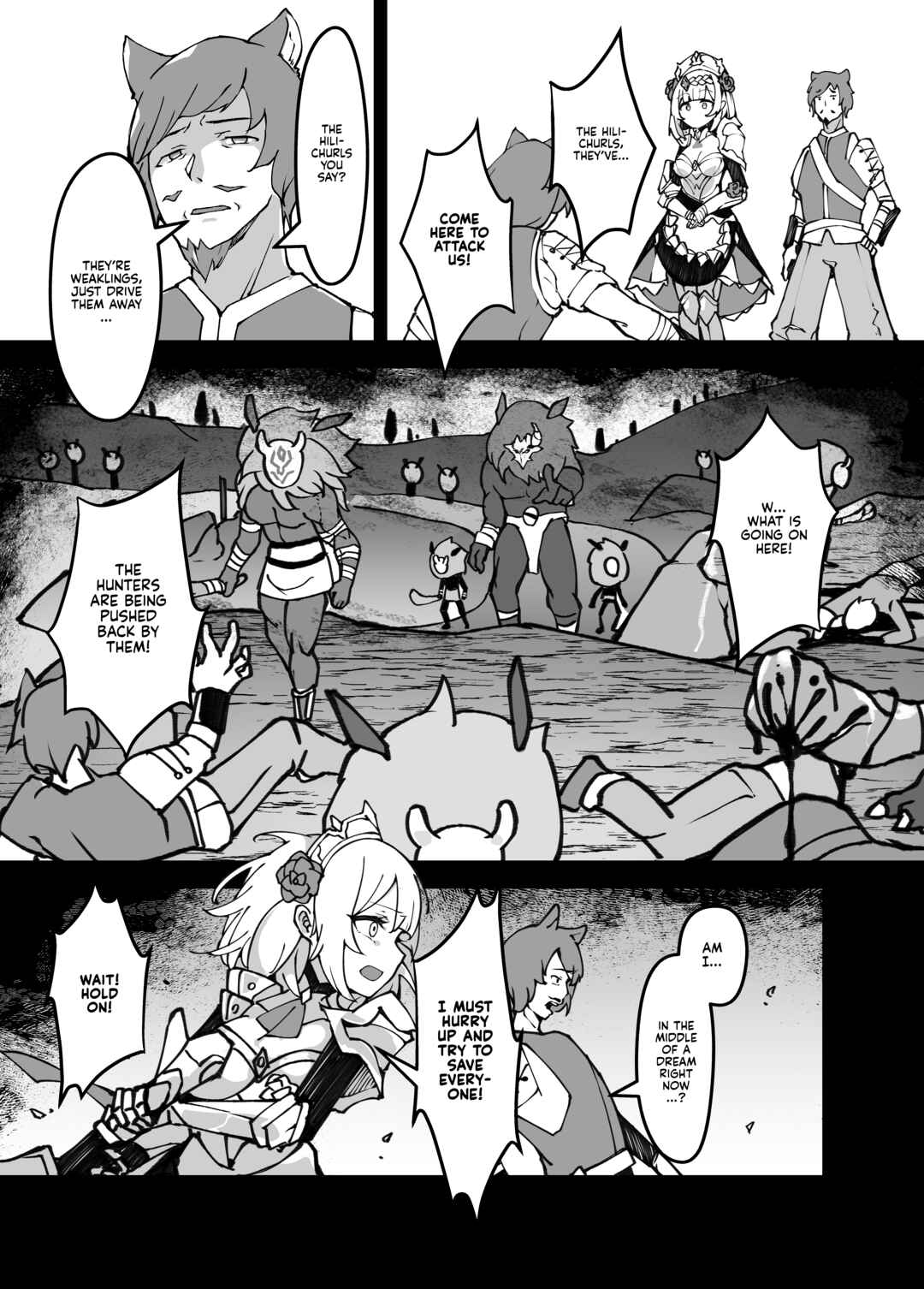 Page 10 Chapter Unknown_c17b Genshin Impact - The Attack of the Hilichurls II ~The Invasions Prelude~ Noelle,Chivalric Blossom that withered~