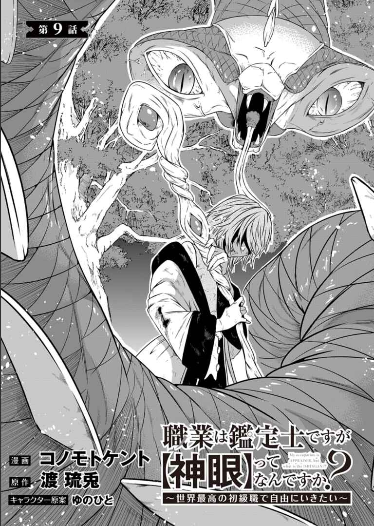 Page 1 Chapter 9 Shokugyou wa Kanteishi Desu ga [Shingan] tte Nandesu ka? ~Sekai Saikou no Shokyuushoku de Jiyuu ni Ikitai~
