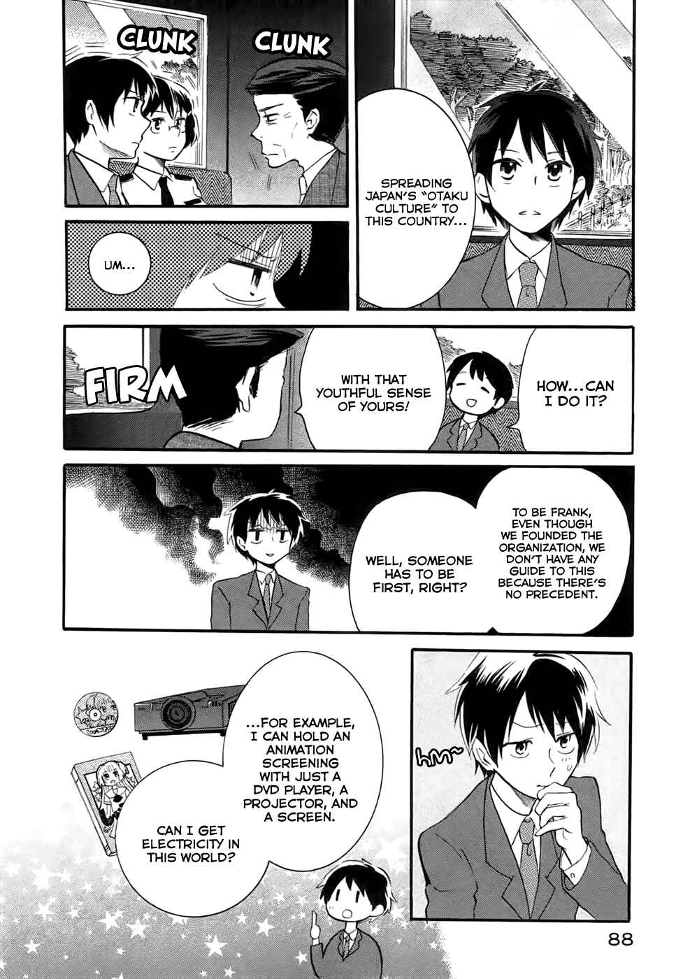 Page 14 Chapter 3 Outbreak Company: Moeru Shinryakusha