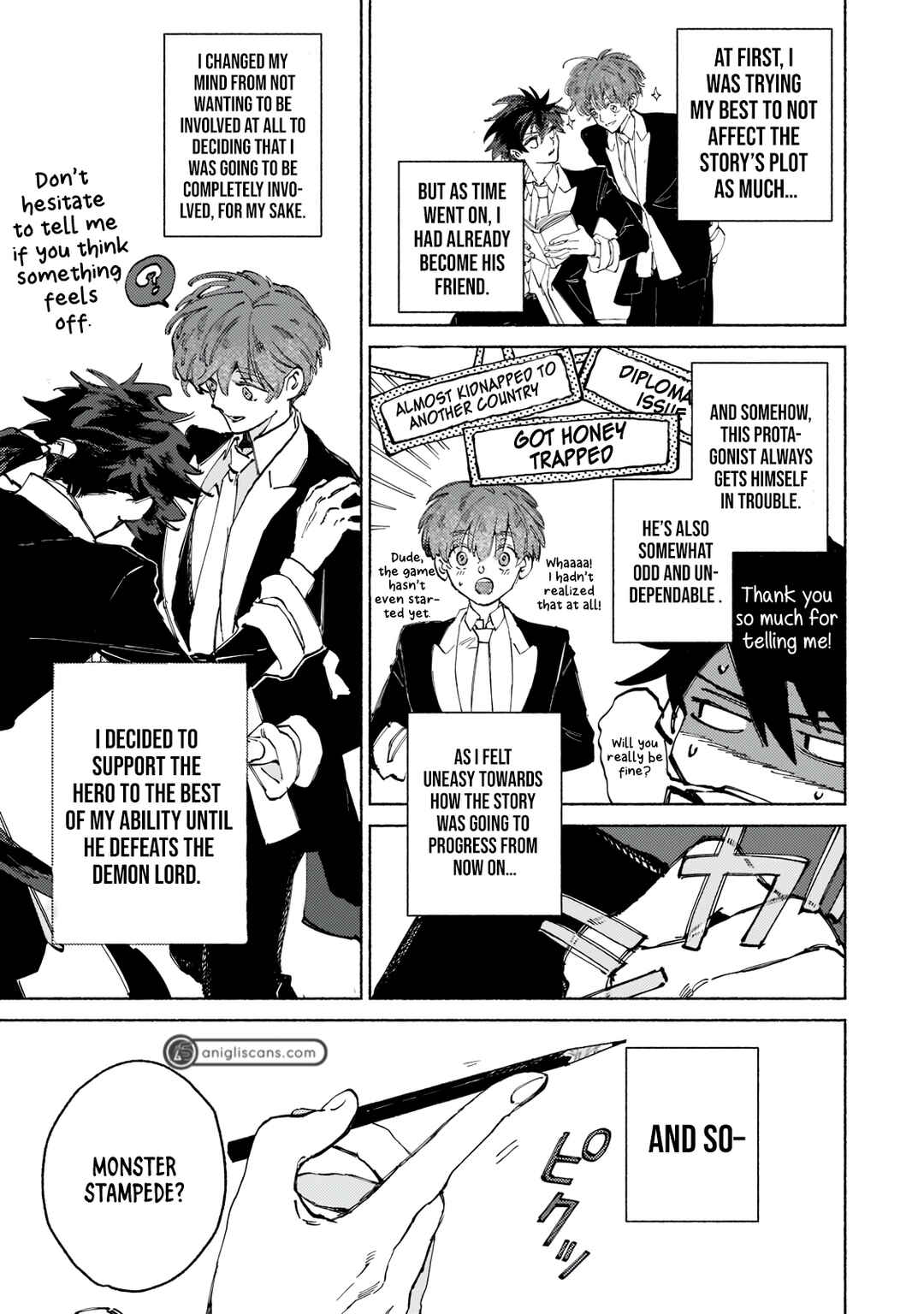 Page 4 Chapter 2.1 Maou to Yuusha no Tatakai no Ura de