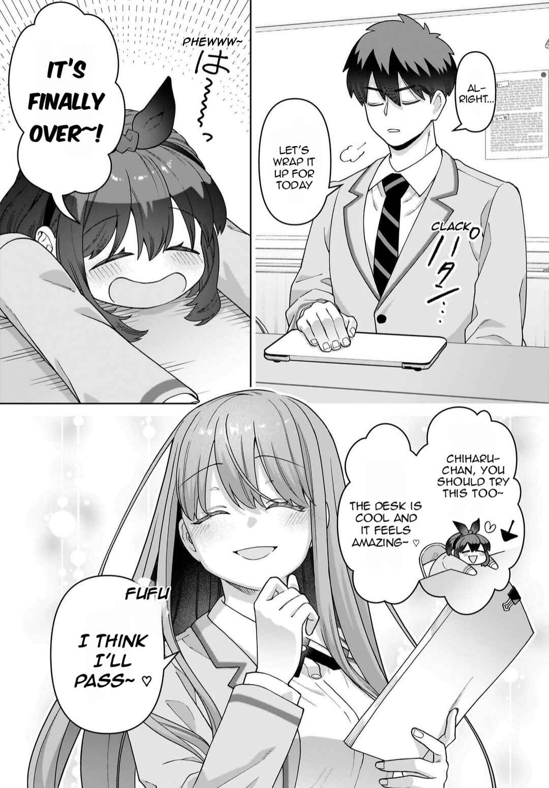Page 4 Chapter 3 Ore ni Dake Koakuma na Kouhai wa Genjitsu demo Kawaii ga, Yume no Naka de wa Motto Kawaii