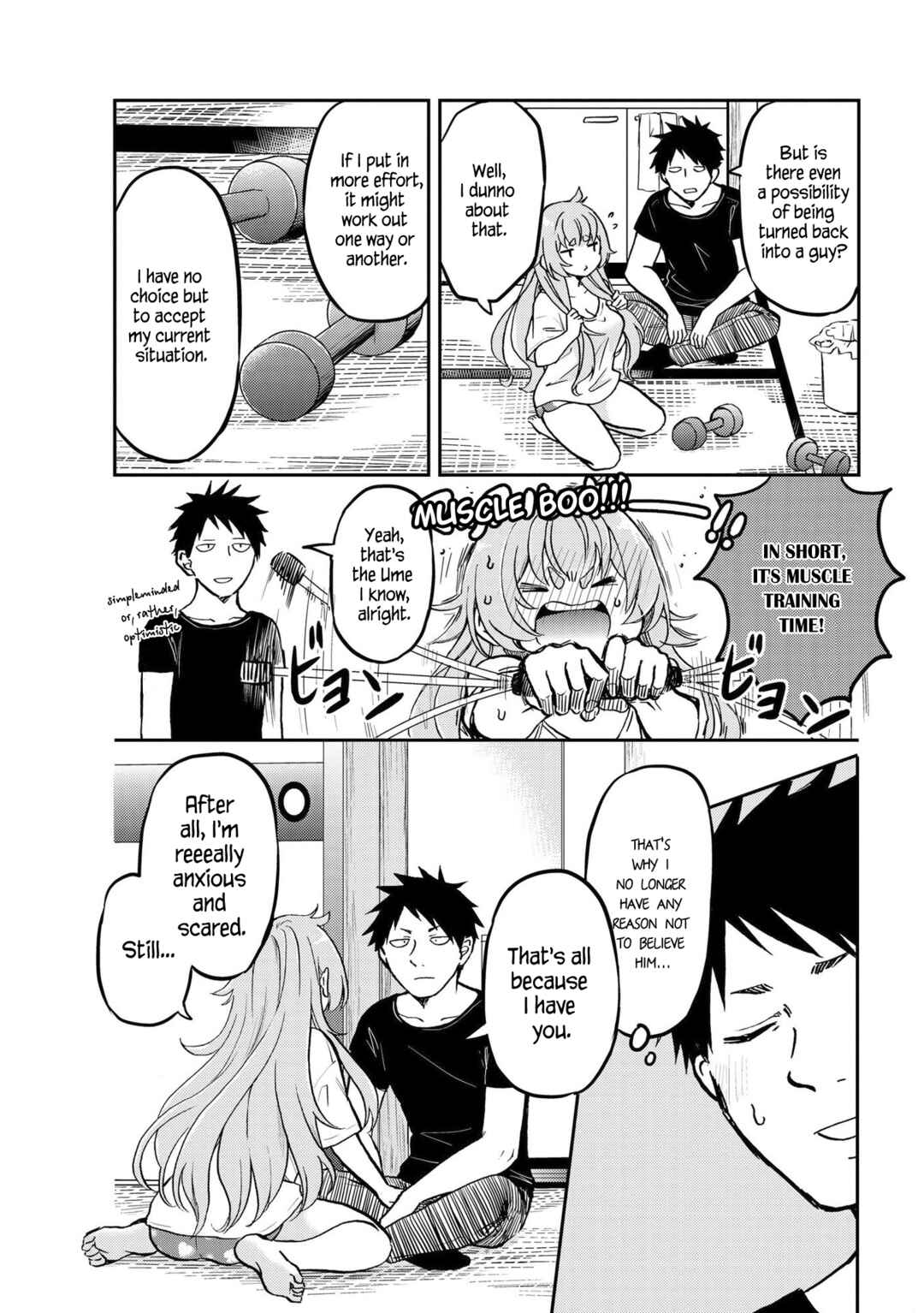 Page 4 Chapter 2 Umenosuke-kun wa Danshiryou no Onnanoko