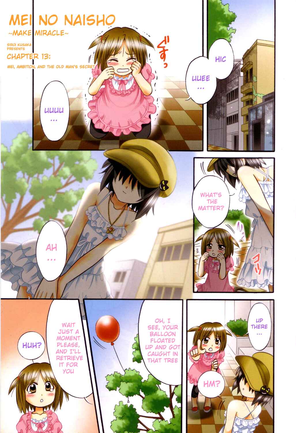 Page 1 Chapter 13 Mei no Naisho - Make Miracle