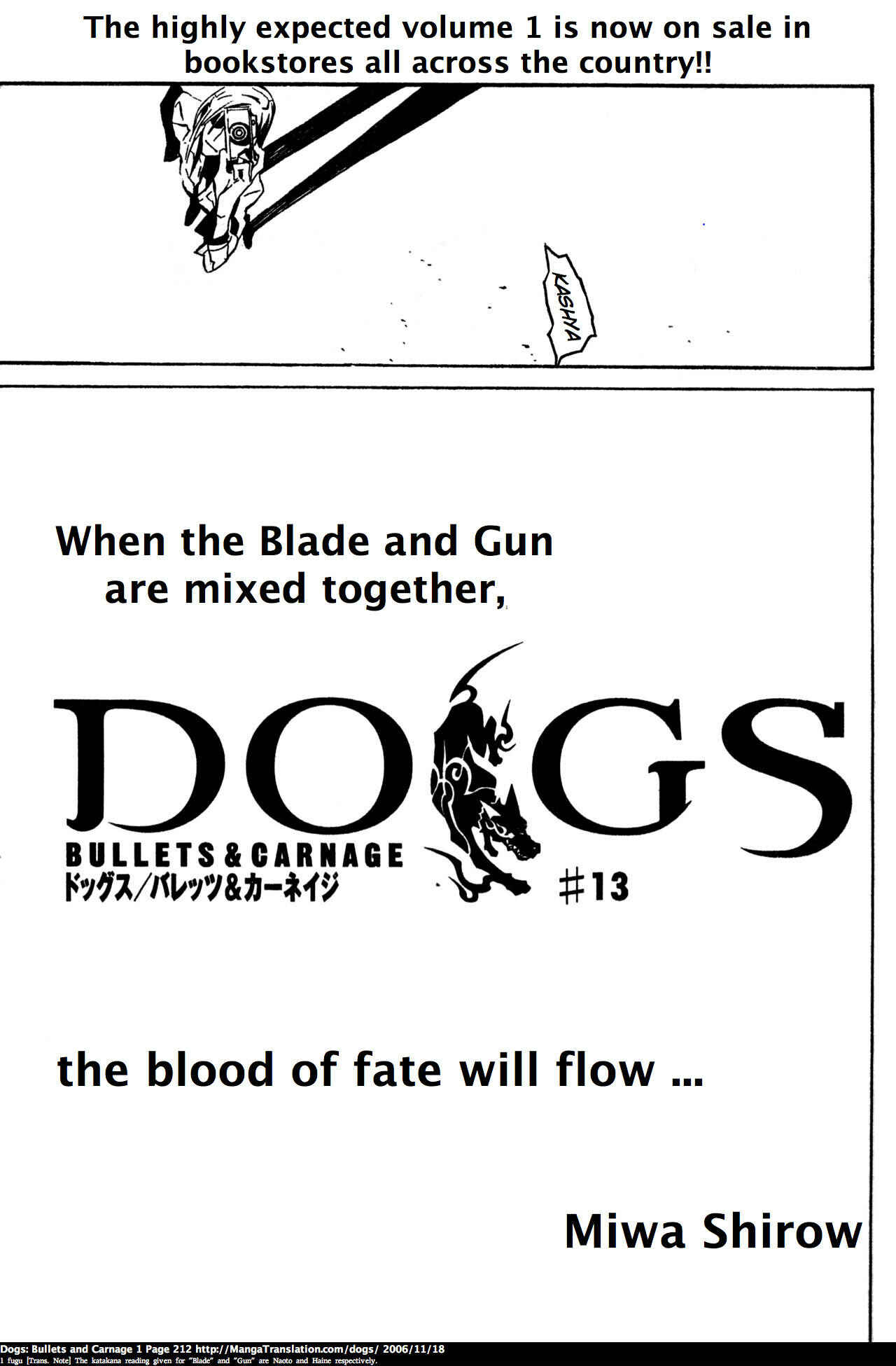 Page 3 Chapter 13 Dogs / Bullets & Carnage