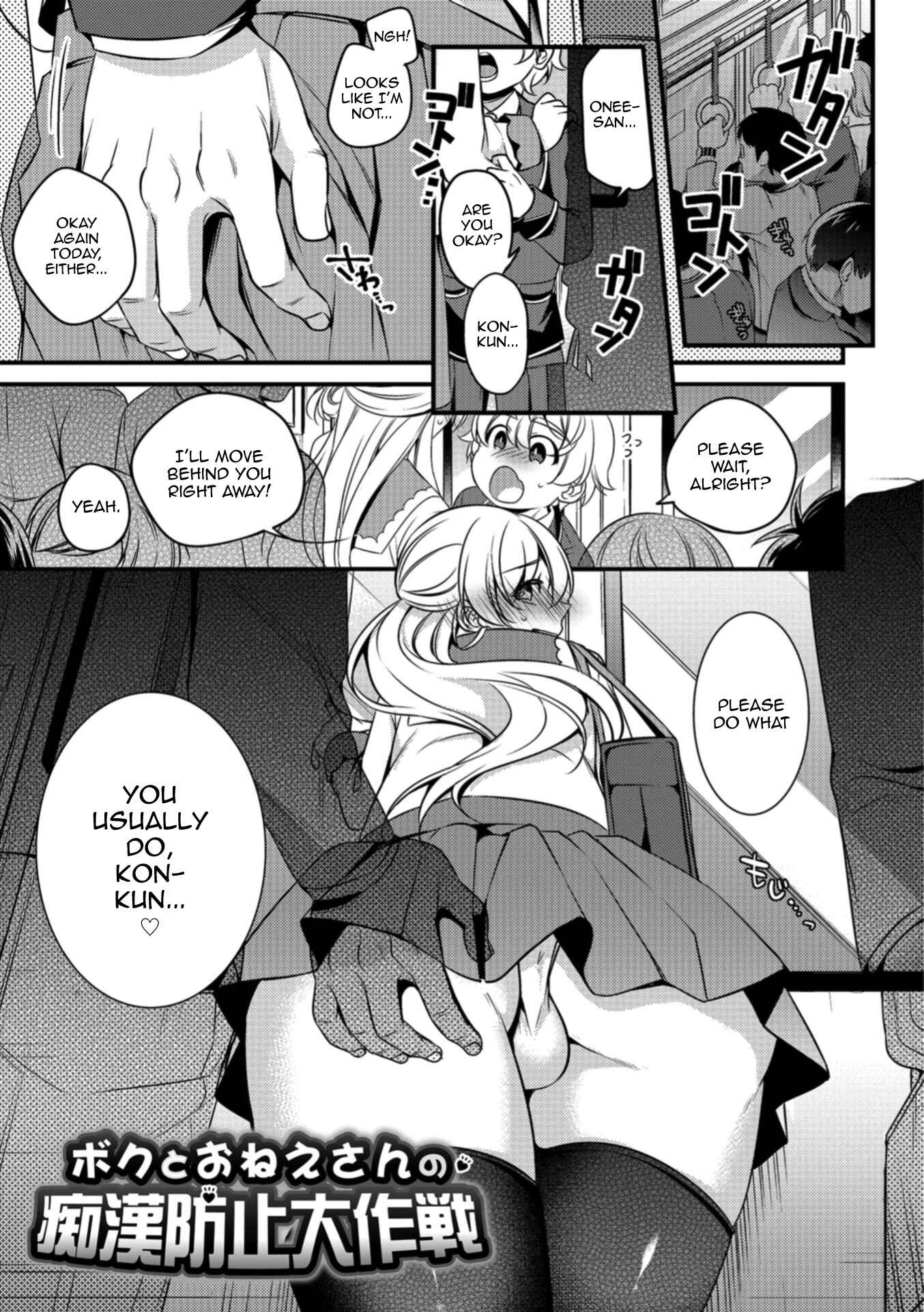 Page 1 Chapter Unknown_3656 Boku to Onee-san no Chikan Boushi Daisakusen