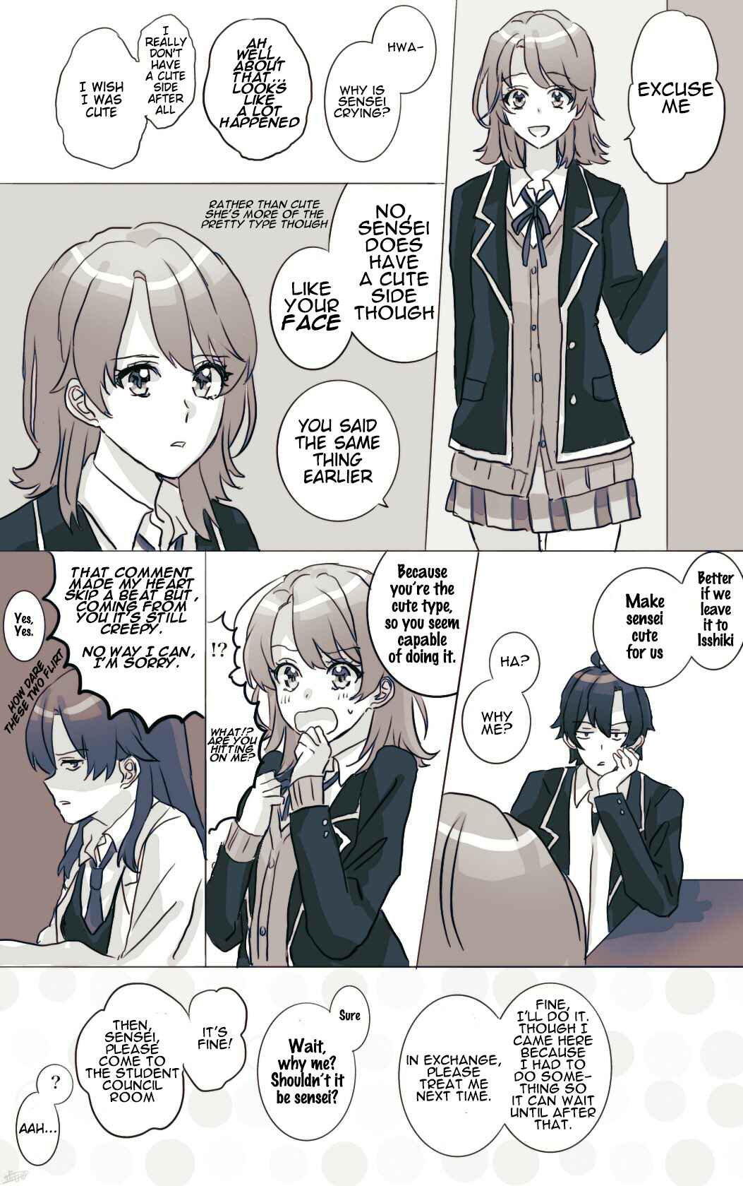 Page 2 Chapter 20 Yahari Ore no Seishun Love Come wa Machigatteiru - Hiratsu Kawaii Shizu Kawaii (Doujinshi)