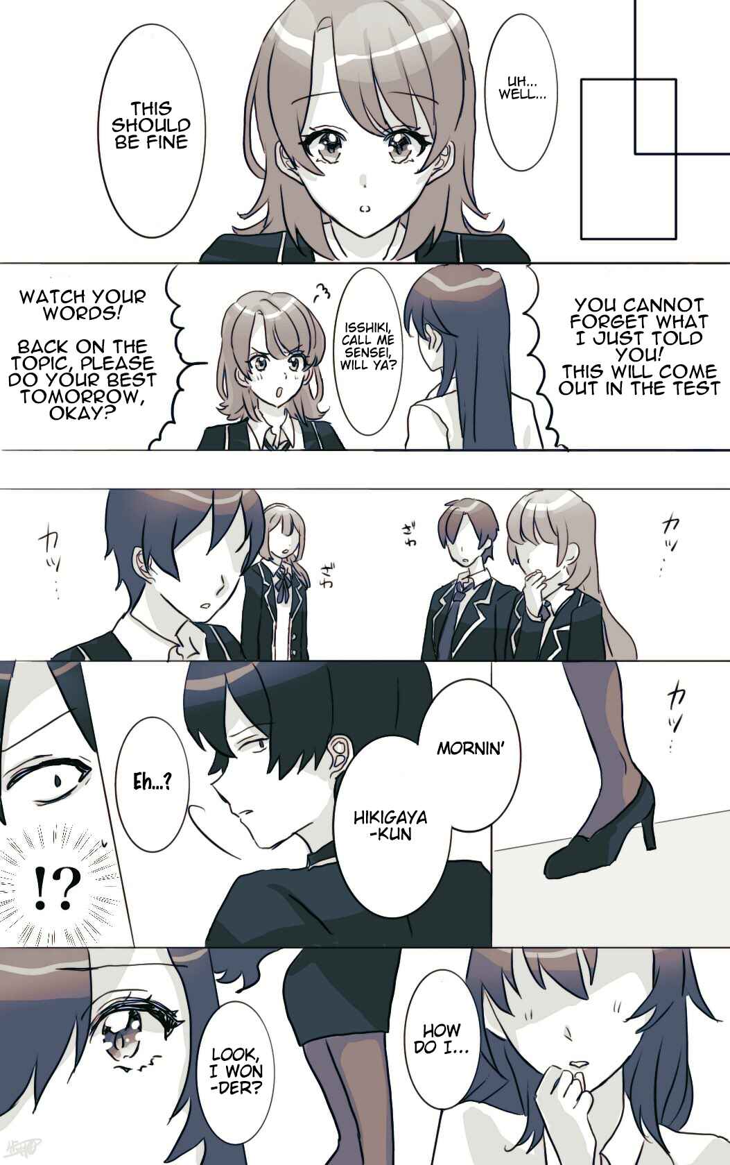 Page 3 Chapter 20 Yahari Ore no Seishun Love Come wa Machigatteiru - Hiratsu Kawaii Shizu Kawaii (Doujinshi)