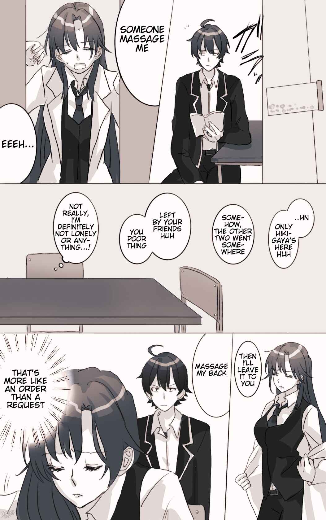 Page 1 Chapter 14 Yahari Ore no Seishun Love Come wa Machigatteiru - Hiratsu Kawaii Shizu Kawaii (Doujinshi)