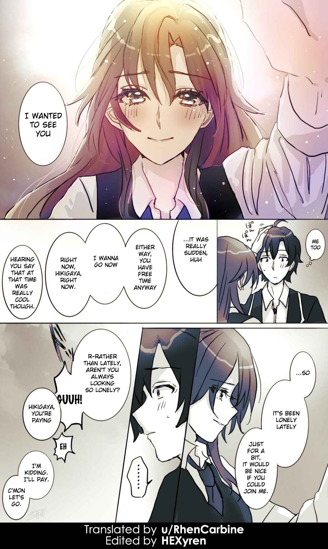 Page 4 Chapter 34 Yahari Ore no Seishun Love Come wa Machigatteiru - Hiratsu Kawaii Shizu Kawaii (Doujinshi)