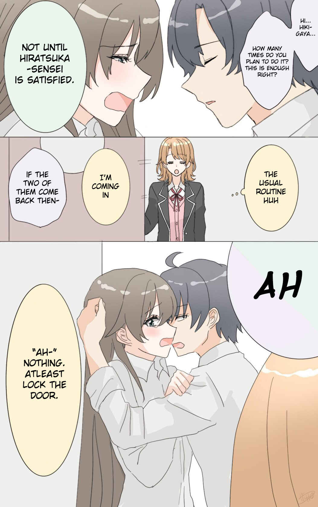 Page 4 Chapter 49 Yahari Ore no Seishun Love Come wa Machigatteiru - Hiratsu Kawaii Shizu Kawaii (Doujinshi)