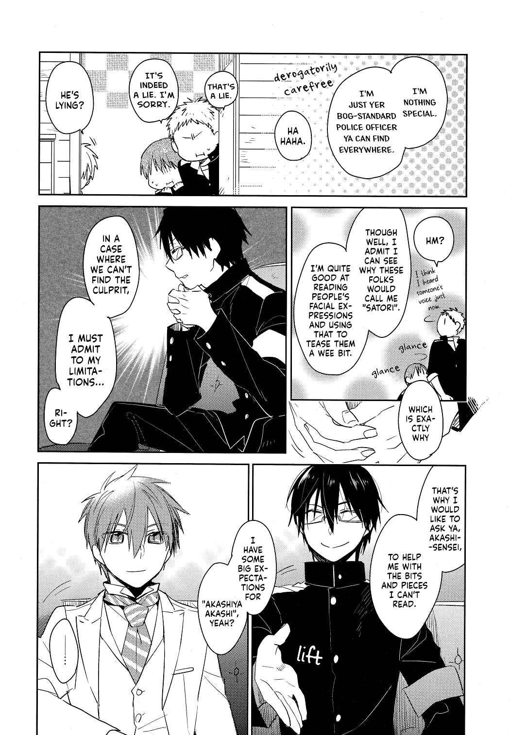 Page 14 Chapter 1 Kuroko no Basket - Akashi Ayakashi Kiseki Kitan (Doujinshi)