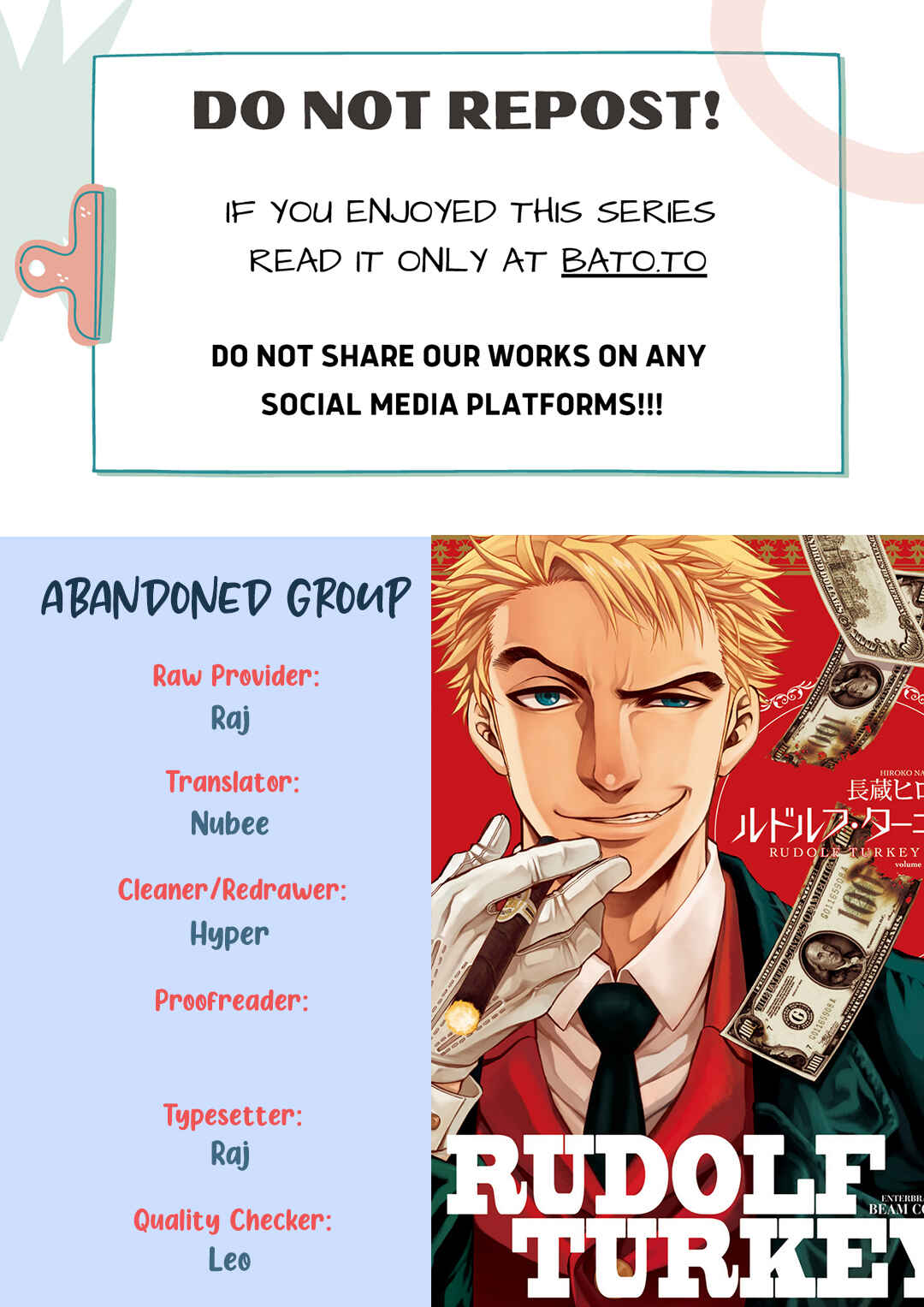 Page 1 Chapter 10 Rudolf Turkey
