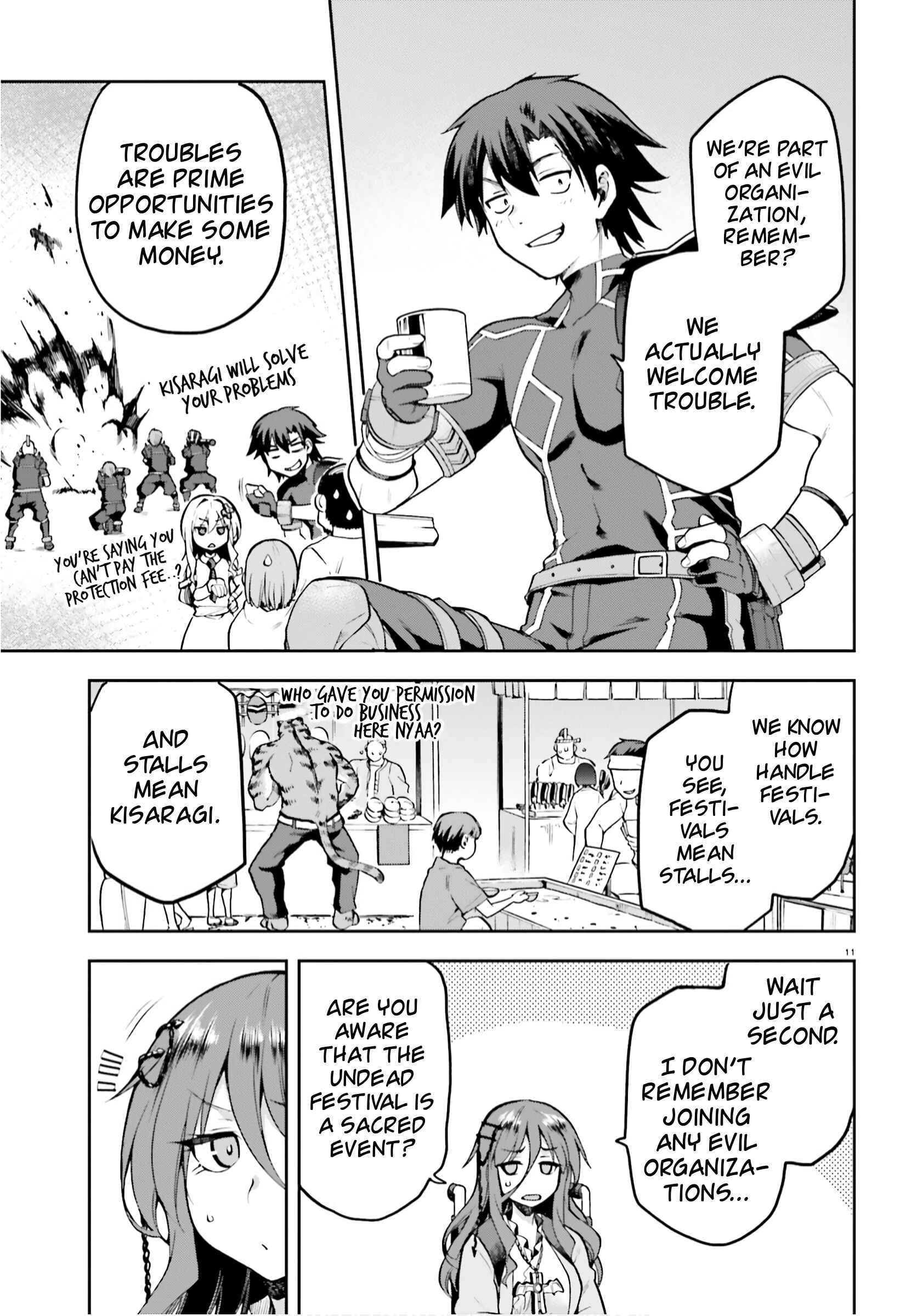 Page 11 Chapter 32 Sentouin, Hakenshimasu!
