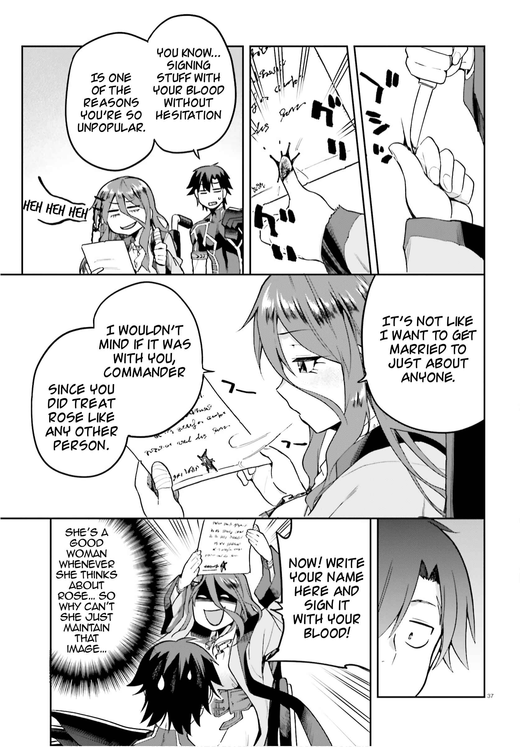 Page 37 Chapter 35 Sentouin, Hakenshimasu!