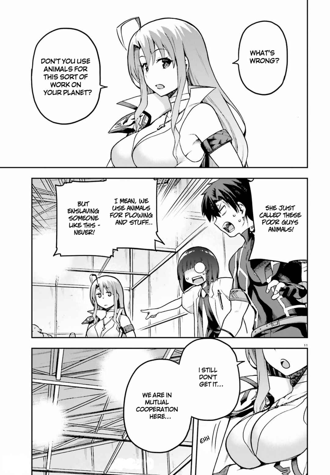 Page 11 Chapter 43 Sentouin, Hakenshimasu!