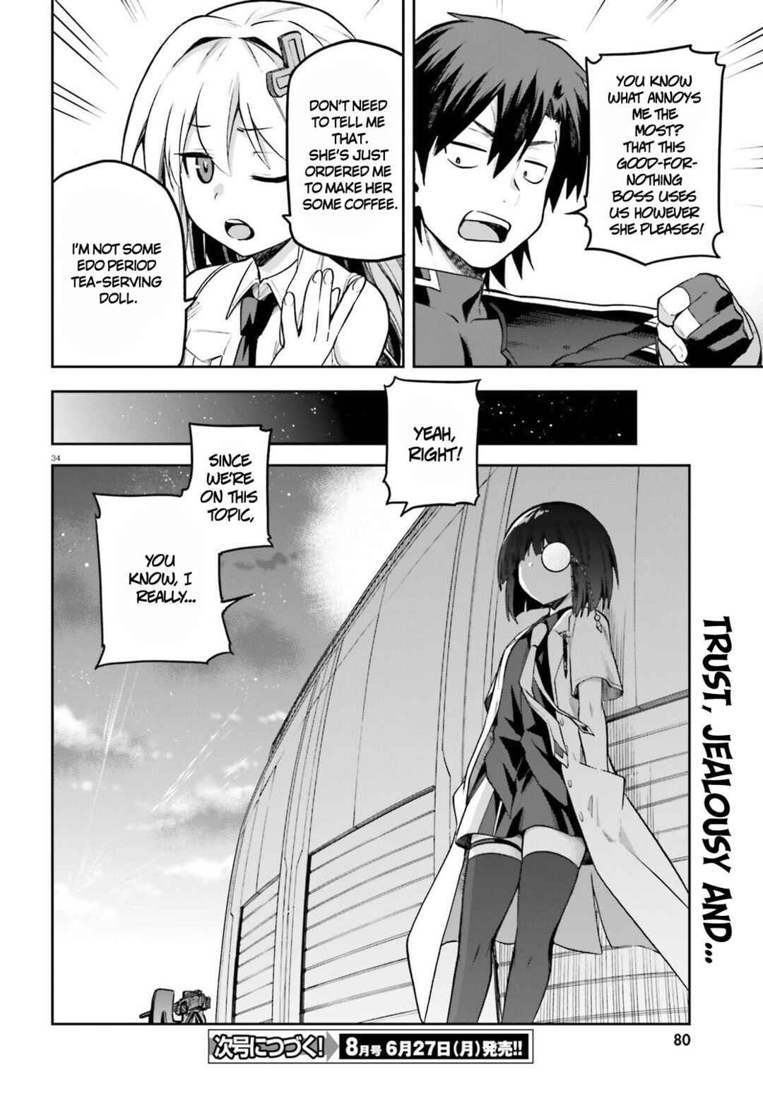 Page 34 Chapter 46 Sentouin, Hakenshimasu!