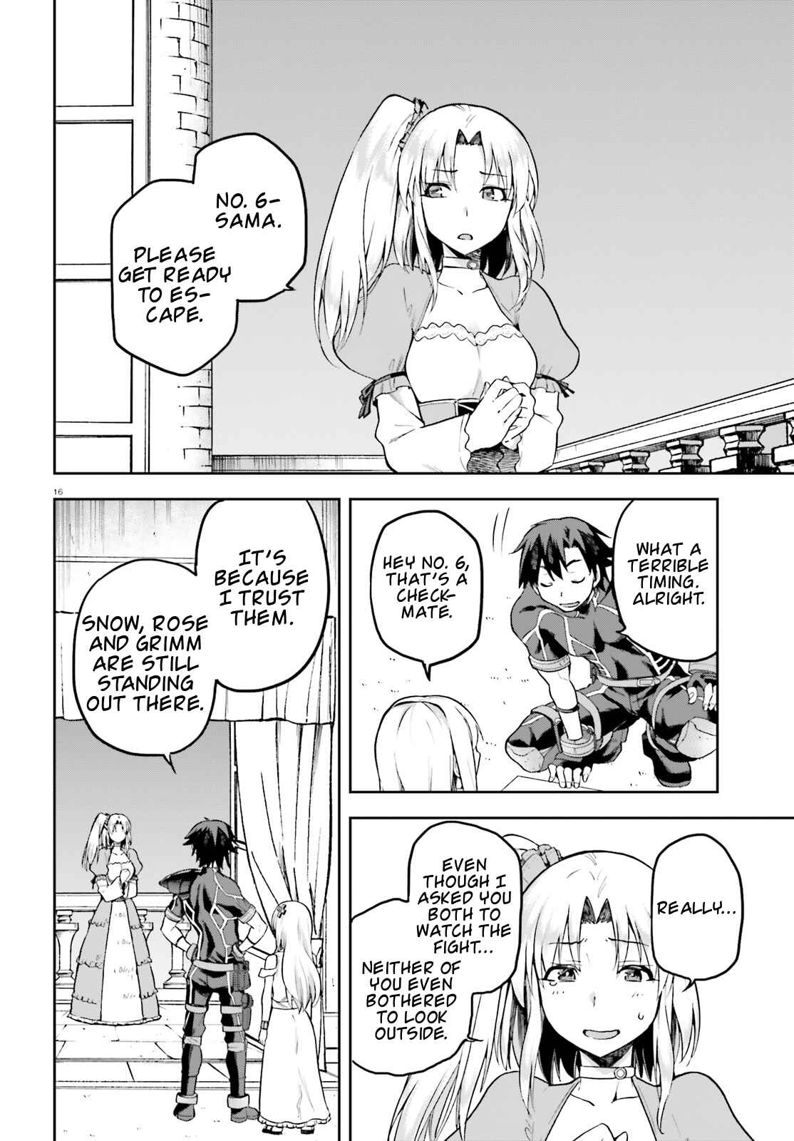 Page 16 Chapter 13 Sentouin, Hakenshimasu!