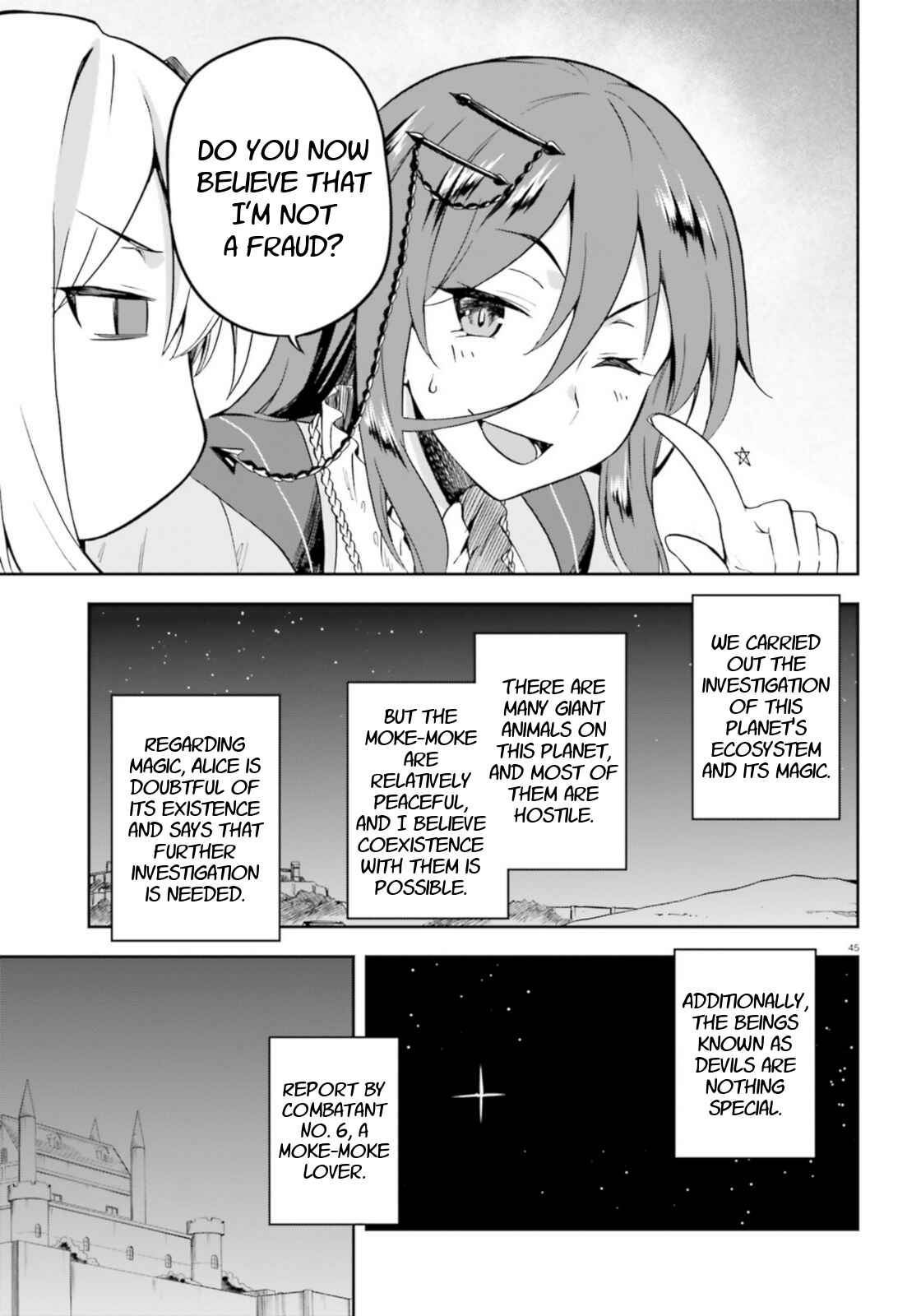 Page 45 Chapter 18 Sentouin, Hakenshimasu!