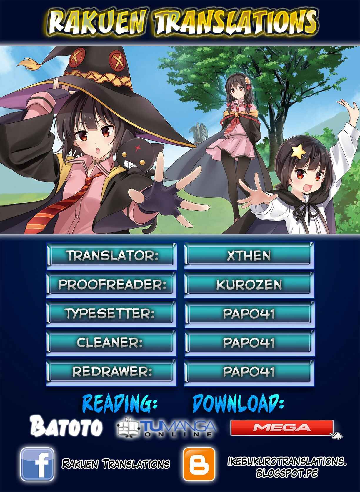 Page 1 Chapter 3 Kono Subarashii Sekai ni Bakuen wo!