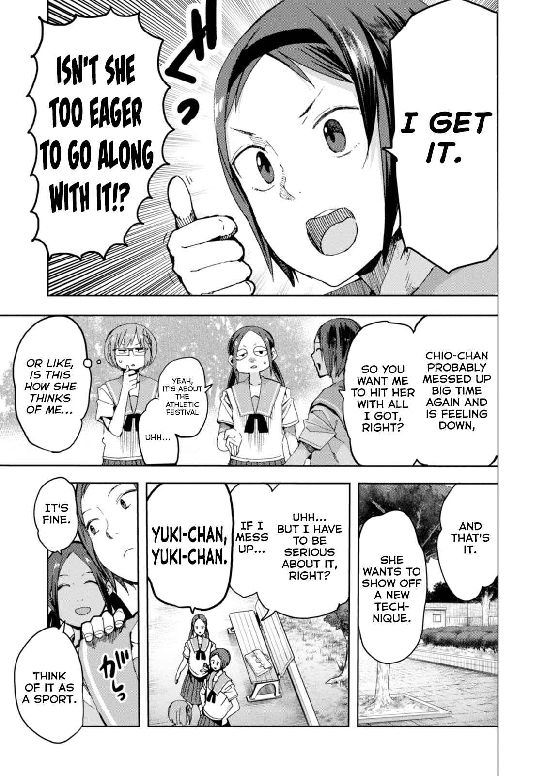 Page 13 Chapter 32 Chio-chan no Tsuugakuro