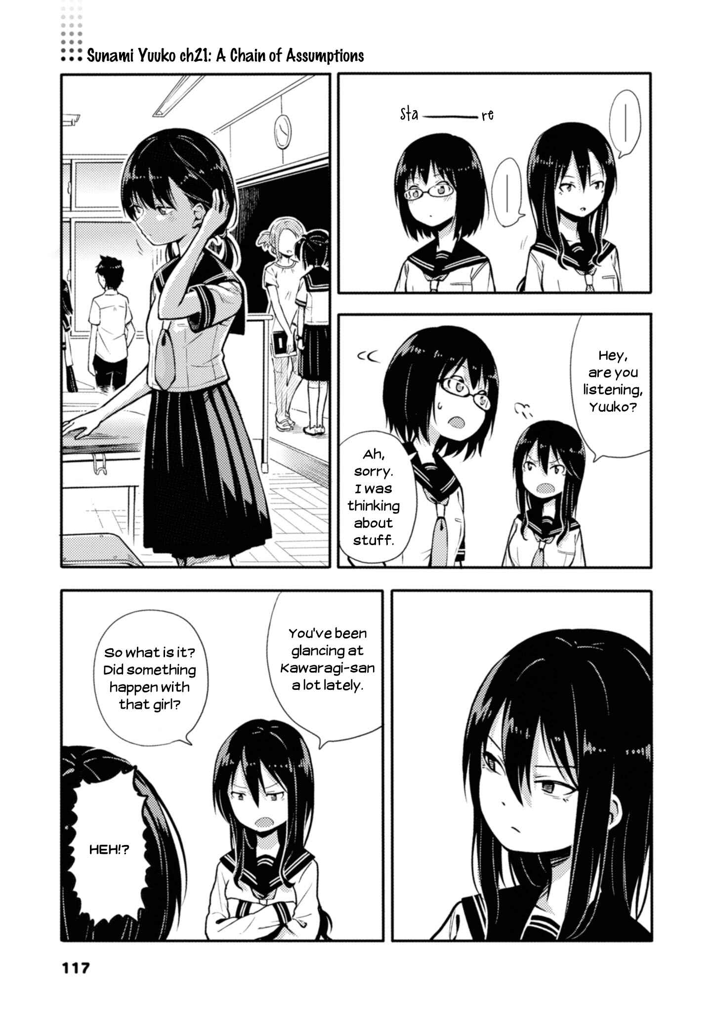 Page 1 Chapter 21 Sunami Yuuko to Yuri na Hitobito