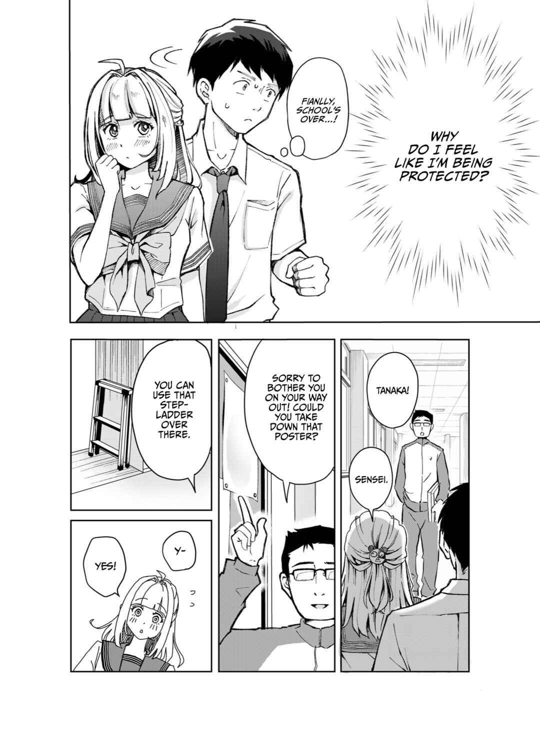 Page 8 Chapter Unknown_540b Tonari no Seki no Joshi o Mamoru Tame ni Ganbaru Hanashi