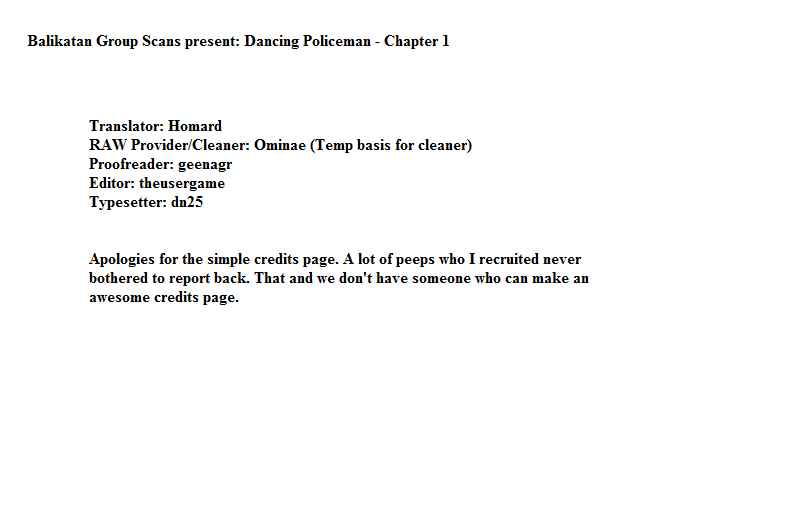 Page 24 Chapter 1 Dancing Policeman