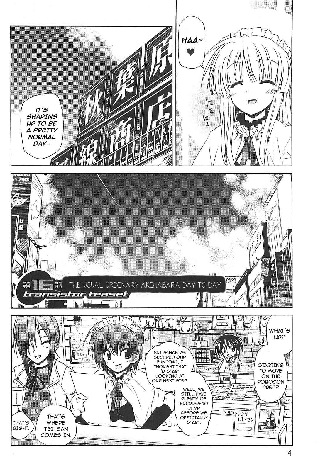 Page 6 Chapter 16 Transistor Teaset ~Denki Gairozu~