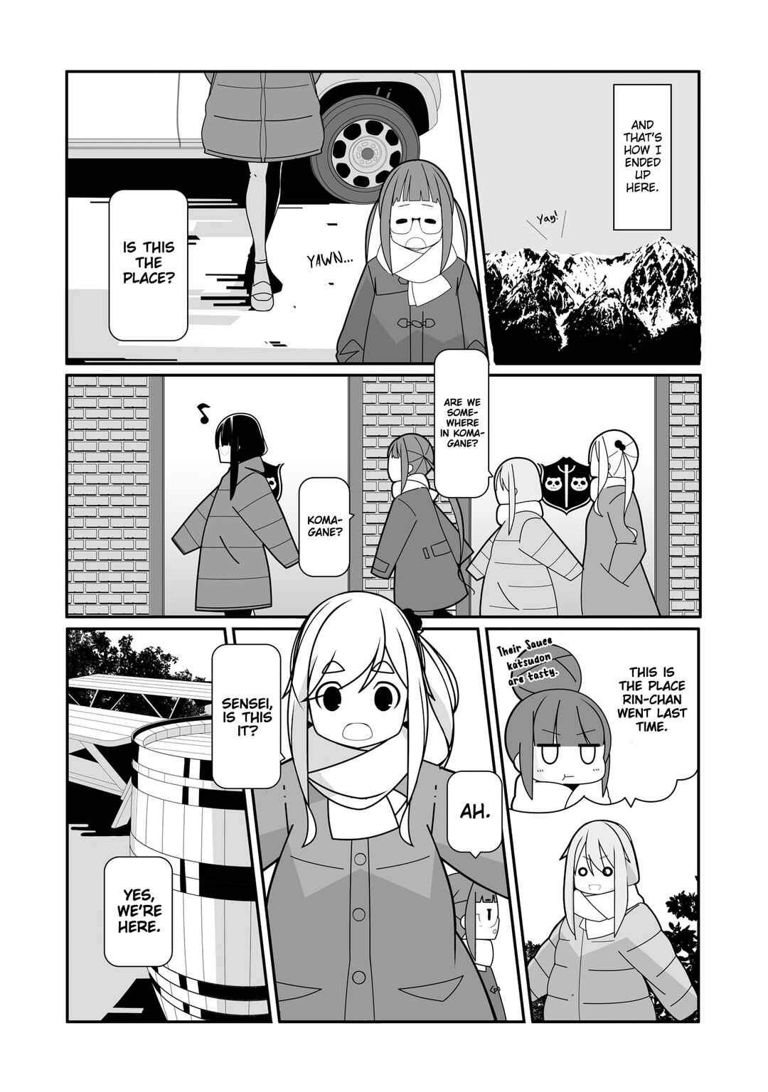 Page 3 Chapter 9 Yuru Camp △ Anthology Comic