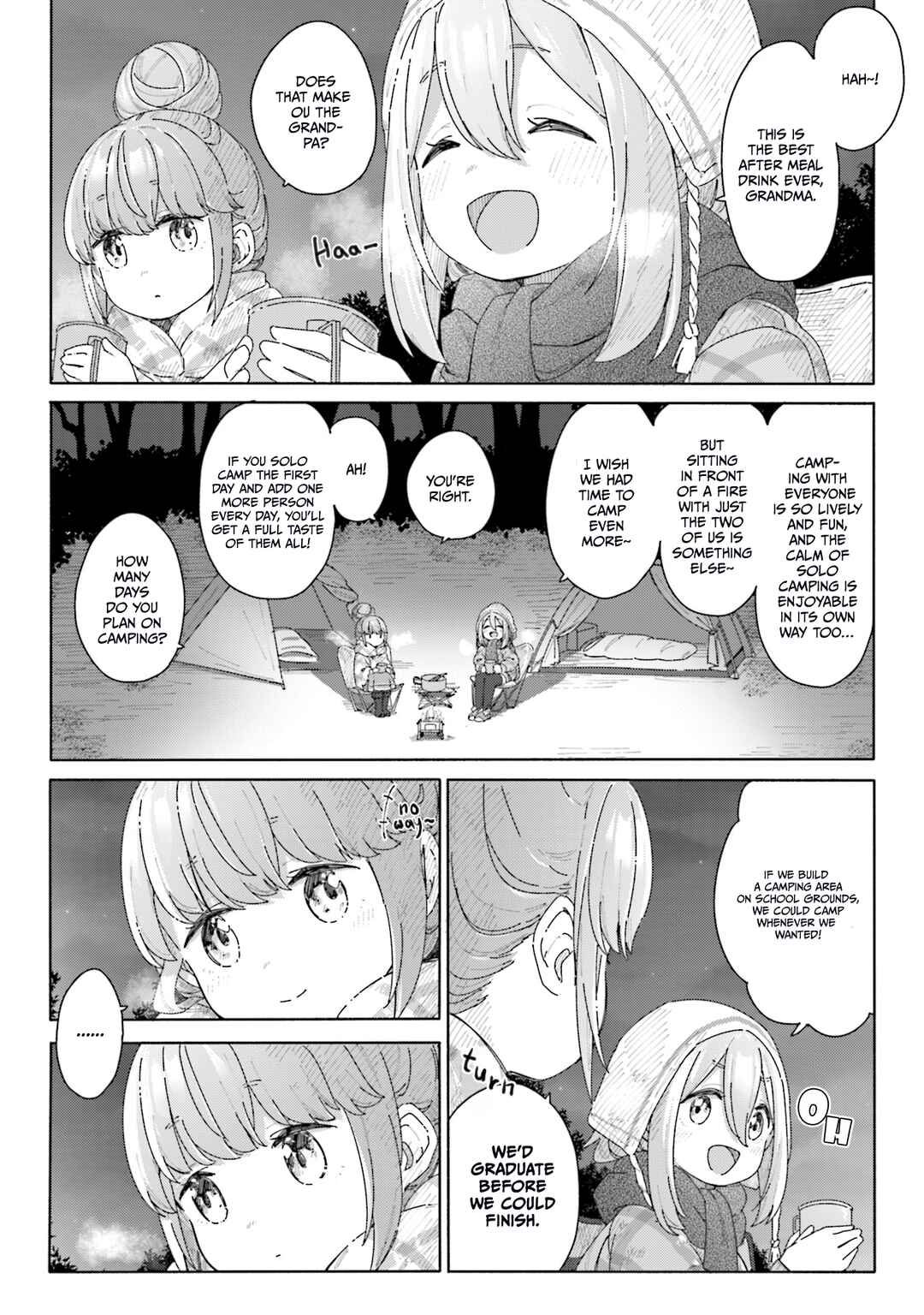 Page 4 Chapter 18 Yuru Camp △ Anthology Comic