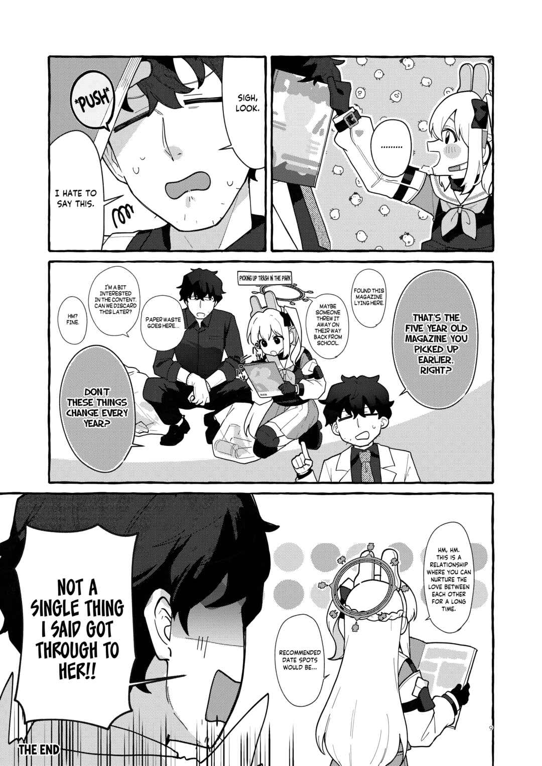 Page 8 Chapter Unknown_278f Blue Archive - Kyorikan Bug no Usagi (Doujinshi)