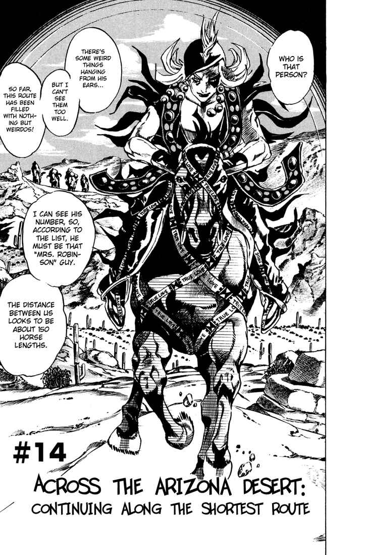 Page 1 Chapter 14 JoJos Bizarre Adventure Part 7 - Steel Ball Run
