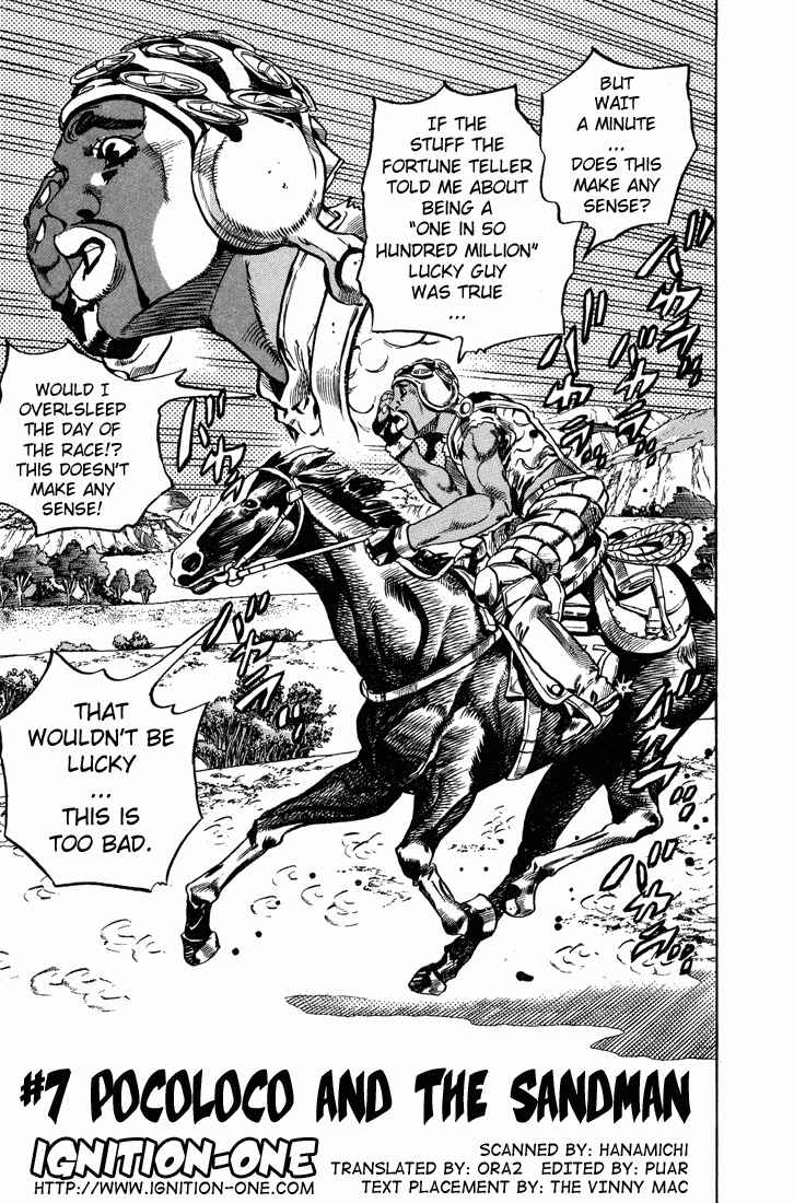 Page 1 Chapter 7 JoJos Bizarre Adventure Part 7 - Steel Ball Run