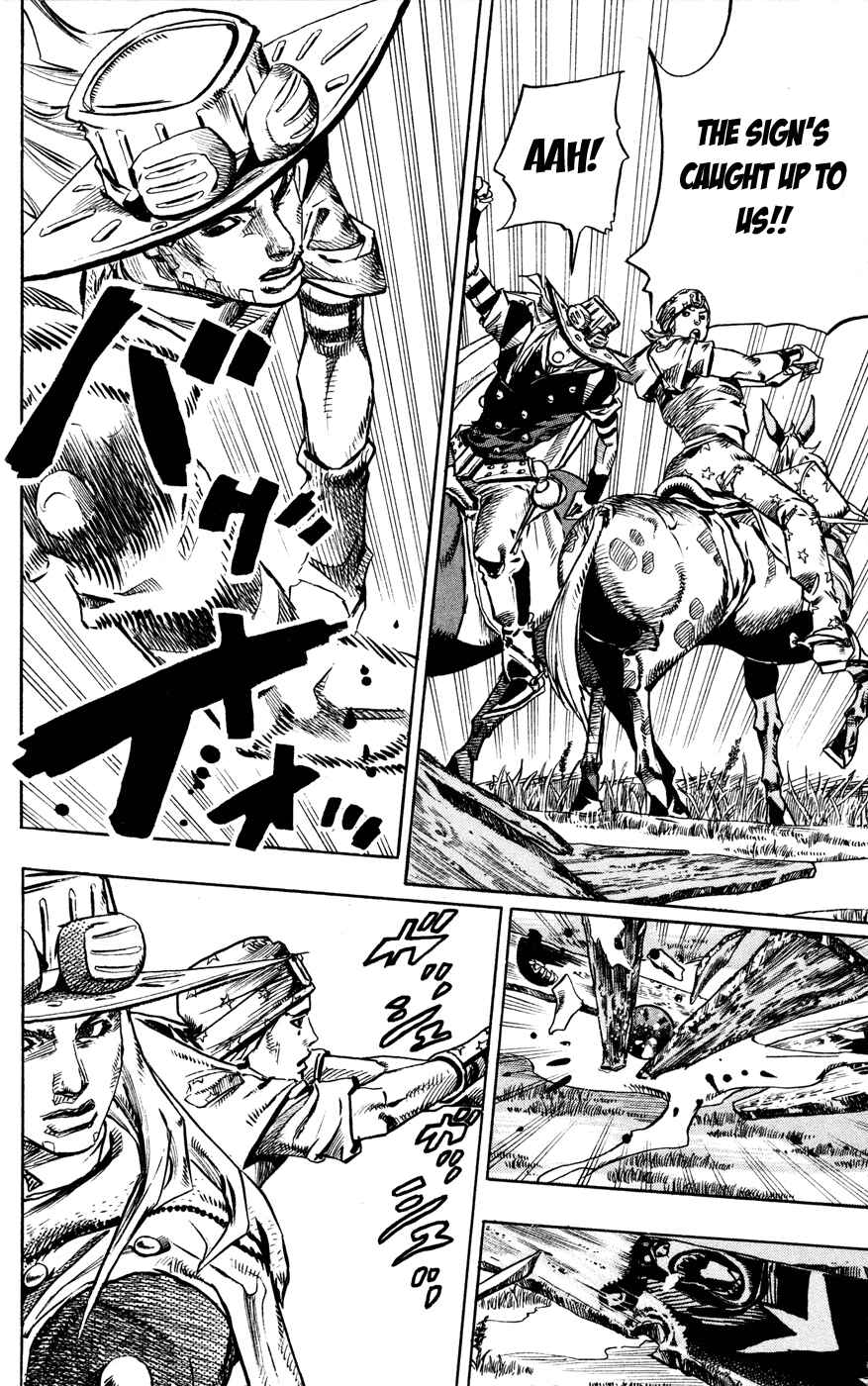 Page 18 Chapter 77 JoJos Bizarre Adventure Part 7 - Steel Ball Run