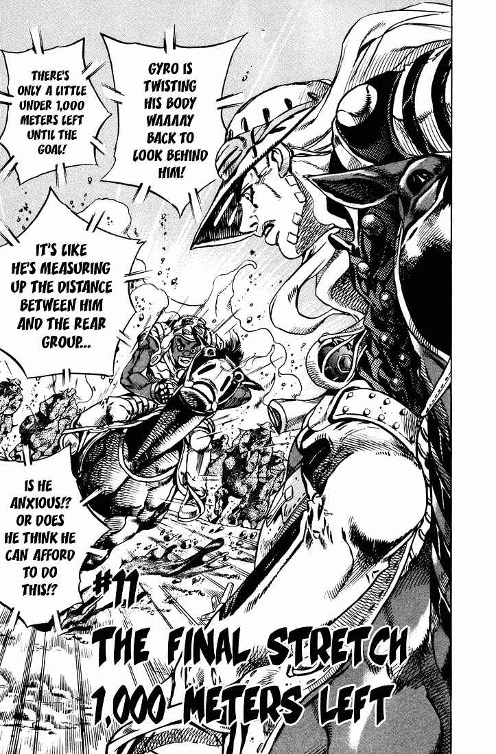 Page 1 Chapter 11 JoJos Bizarre Adventure Part 7 - Steel Ball Run